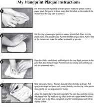 Boys 'My Handprint Plaque' Kit - SKU 801-13151W