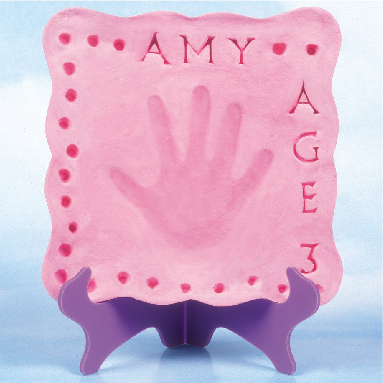 Girls 'My Handprint Plaque' Kit - SKU 801-13150W