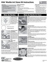 Kids' Marble Art Stepping Stone Kit - SKU 901-11238W