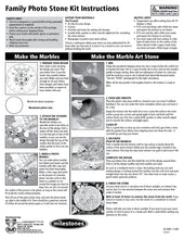 Family Photo Stepping Stone Kit - SKU 901-11280W