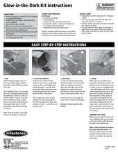 Glow-in-the-Dark Stepping Stone Kit - SKU 901-11289W