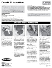 Cupcake Stepping Stone Kit - SKU 901-11294W