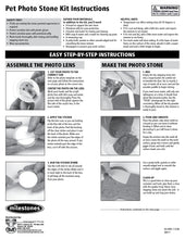 Pet Photo Stepping Stone Kit - SKU 901-11296W