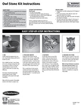 Owl Stepping Stone Kit - SKU 901-15207W