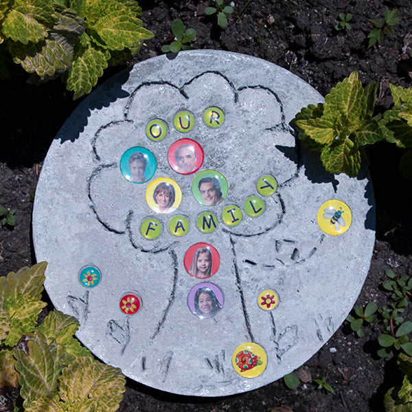 Family Photo Stepping Stone Kit - SKU 901-11280W