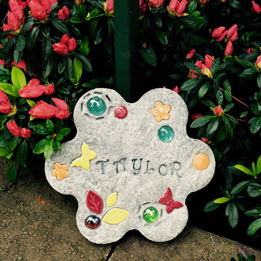 Kids' Garden Tile Stone Stepping Kit - SKU 901-11241W