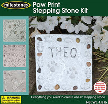 Paw Print Stepping Stone Kit - SKU 901-11234W
