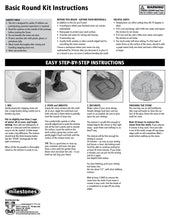Stepping Stone Kit - Round - SKU 901-11260W