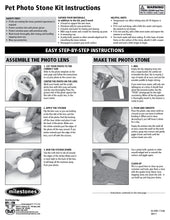 Pet Photo Stepping Stone Kit - SKU 901-11296W