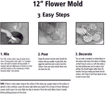 12" Flower Mold - Large - SKU 907-23126W