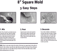 8" Square Mold - Small - SKU 907-23131W