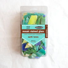 Earth Tone Mosaic Stained Glass Mix - SKU 912-24374W