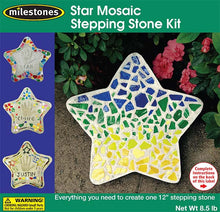 Mosaic Star Stepping Stone Kit - SKU 901-15122W