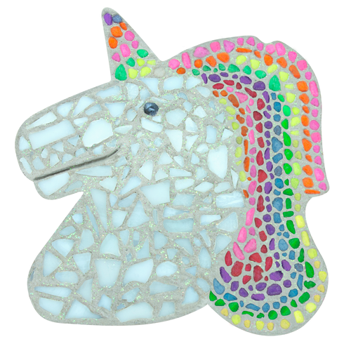 Mosaic Unicorn Stepping Stone Kit